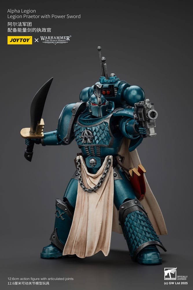 Warhammer The Horus Heresy Action Figure Alpha Legion Praetor with Power Sword 20 cm
