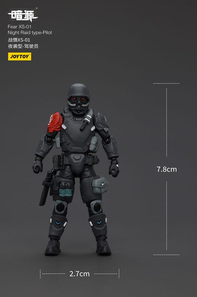 Battle For the Stars Actionfigur Fear XS-01 Night Raid type-Pilot 12 cm