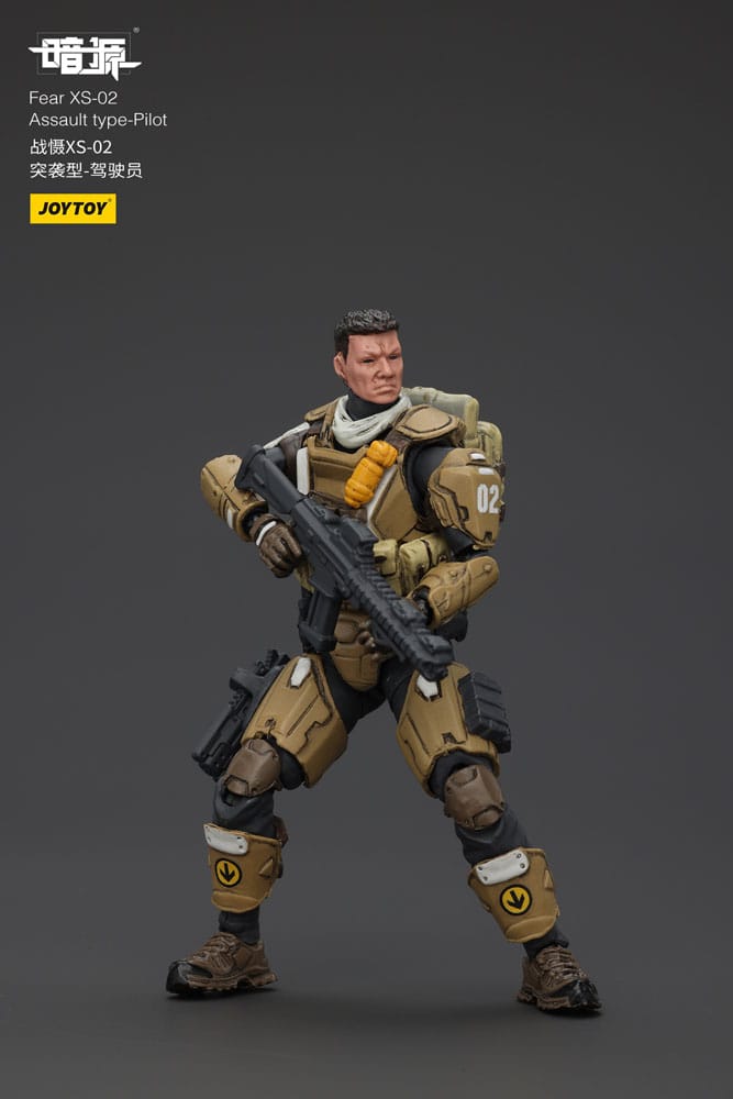 Battle For the Stars Actionfigur Fear XS-02 Assault type-Pilot 12 cm