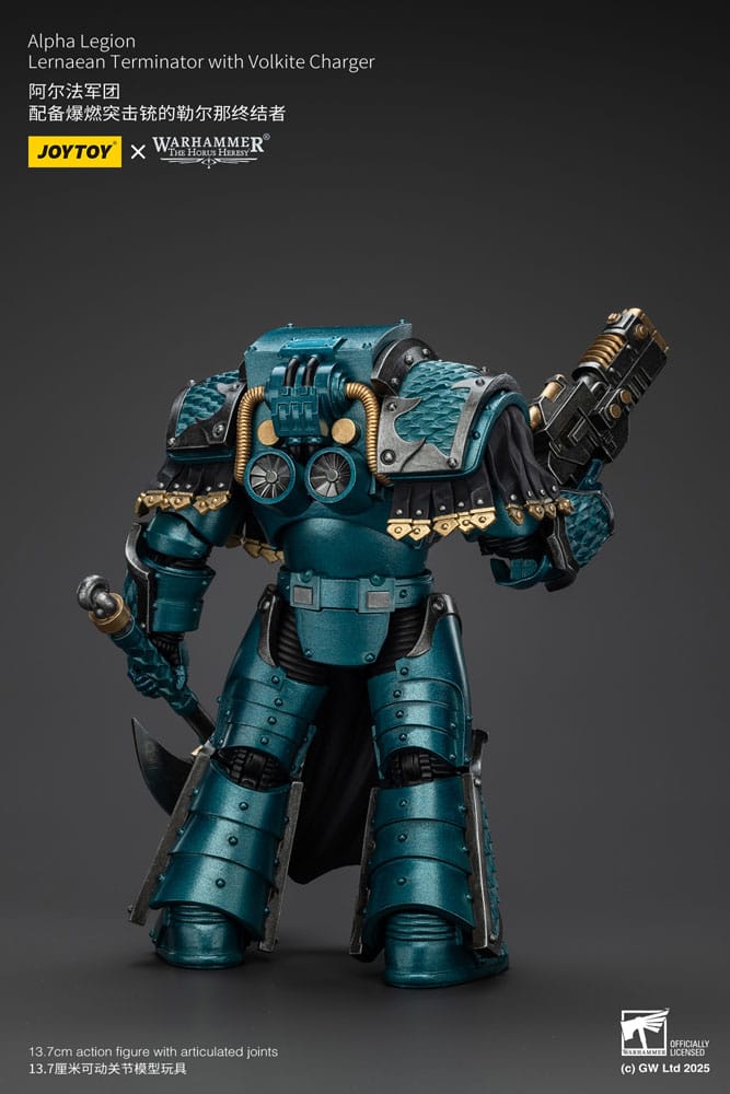 Warhammer The Horus Heresy Action Figure Alpha Legion Lernaean Terminator with Volkite Charger 20 cm