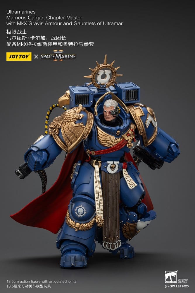 Warhammer 40,000 Action Figure Ultramarines Marneus Calgar, Chapter Master 14 cm