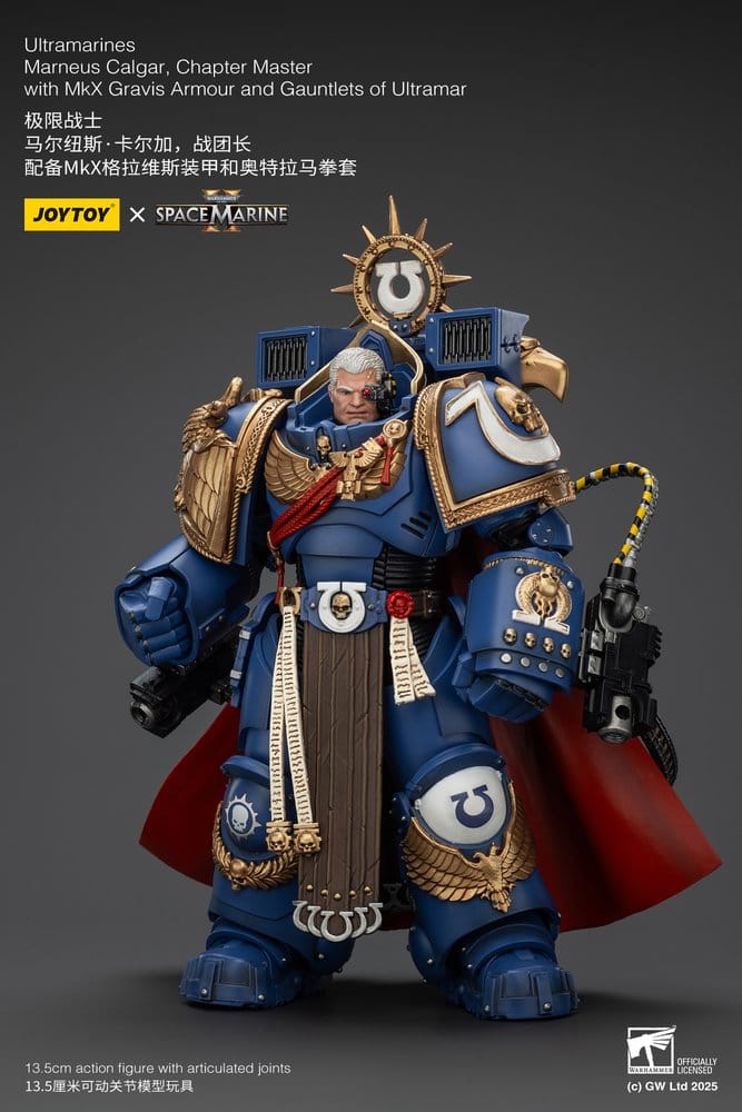 Warhammer 40,000 Action Figure Ultramarines Marneus Calgar, Chapter Master 14 cm