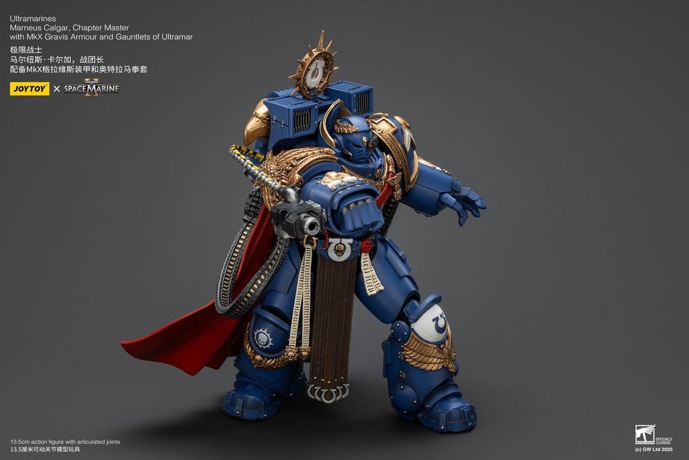 Warhammer 40,000 Action Figure Ultramarines Marneus Calgar, Chapter Master 14 cm