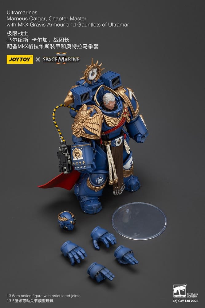 Warhammer 40,000 Action Figure Ultramarines Marneus Calgar, Chapter Master 14 cm