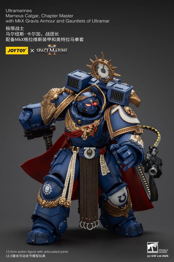 Warhammer 40,000 Action Figure Ultramarines Marneus Calgar, Chapter Master 14 cm