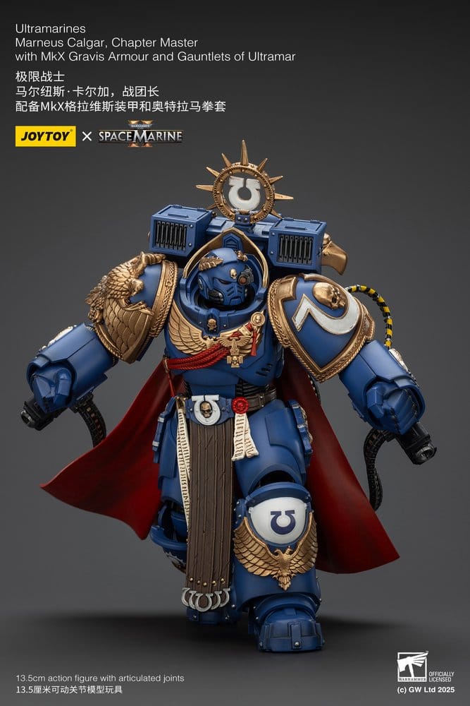Warhammer 40,000 Action Figure Ultramarines Marneus Calgar, Chapter Master 14 cm