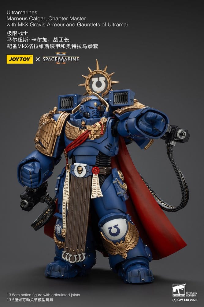 Warhammer 40,000 Action Figure Ultramarines Marneus Calgar, Chapter Master 14 cm