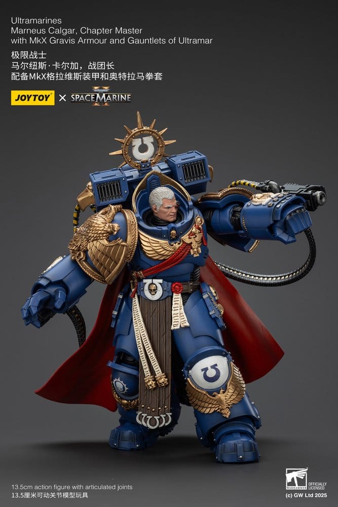 Warhammer 40,000 Action Figure Ultramarines Marneus Calgar, Chapter Master 14 cm