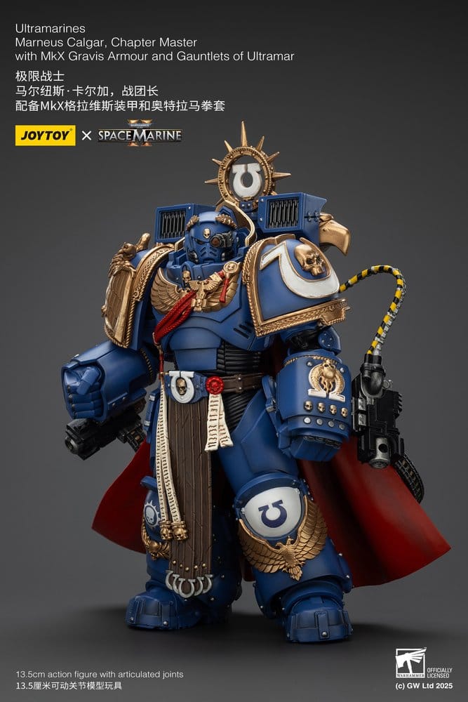 Warhammer 40,000 Action Figure Ultramarines Marneus Calgar, Chapter Master 14 cm