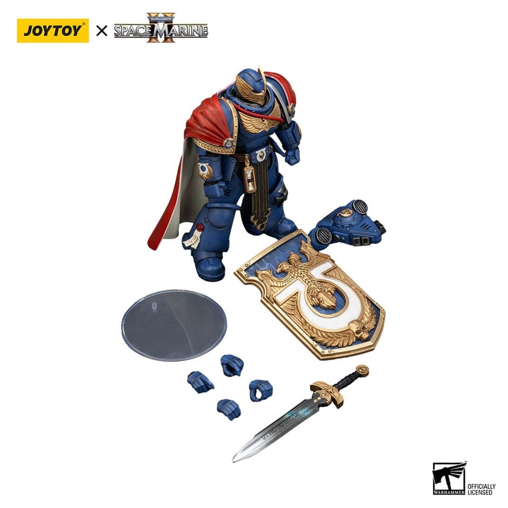 Warhammer 40k Action Figure Ultramarines Victrix Honour Guardwith Storm Shield And Power Sword 20 cm