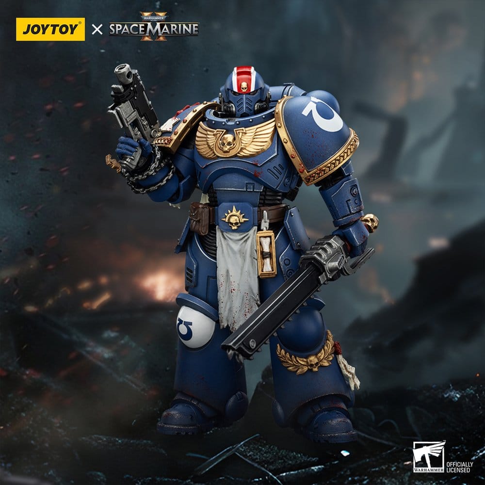Warhammer 40,000: Space Marine 2 Action Figure Ultramarines Lieutenant Titus Collectors Edition 13 cm