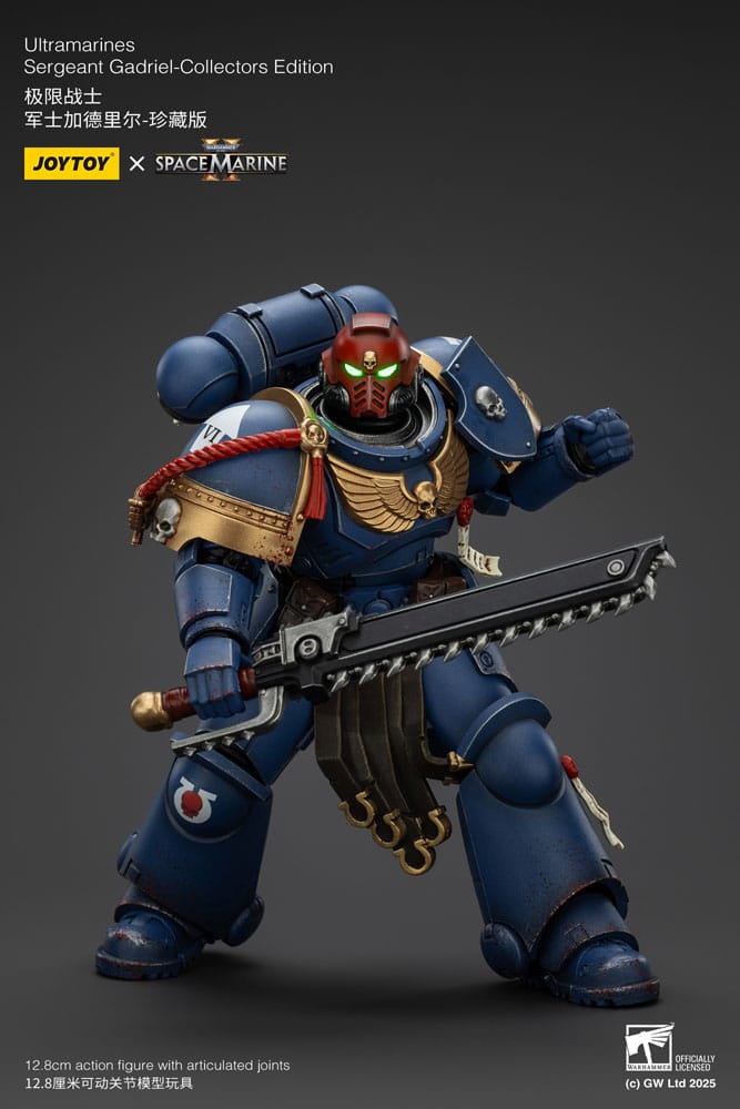 Warhammer 40,000: Space Marine 2 Action Figure Ultramarines Sergeant Gadriel Collectors Edition 13 cm