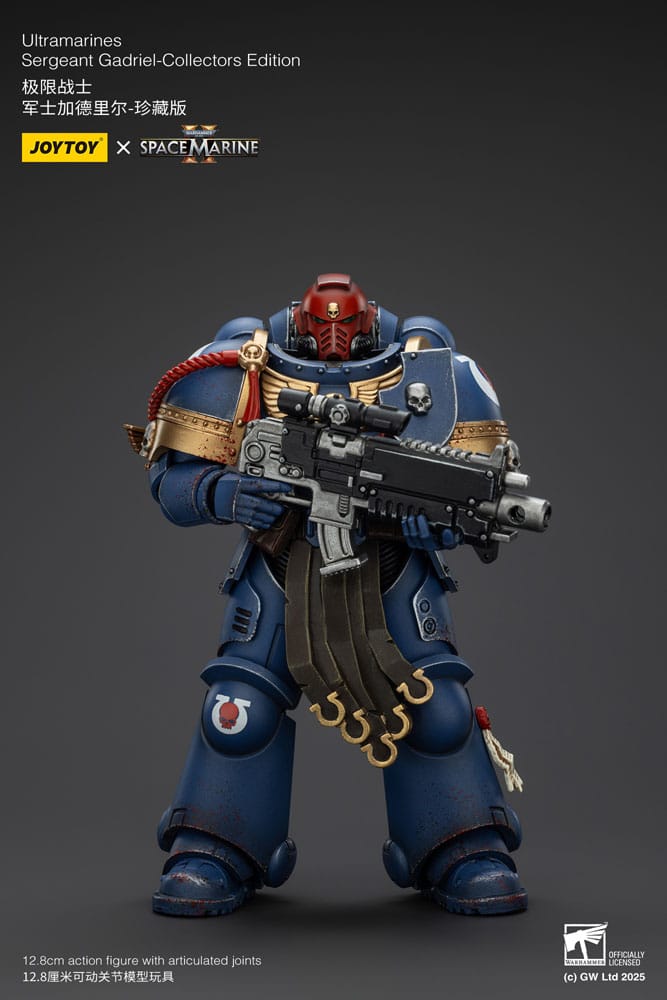 Warhammer 40,000: Space Marine 2 Action Figure Ultramarines Sergeant Gadriel Collectors Edition 13 cm
