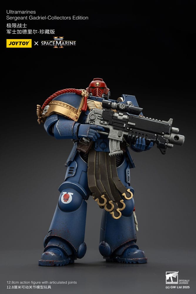 Warhammer 40,000: Space Marine 2 Action Figure Ultramarines Sergeant Gadriel Collectors Edition 13 cm