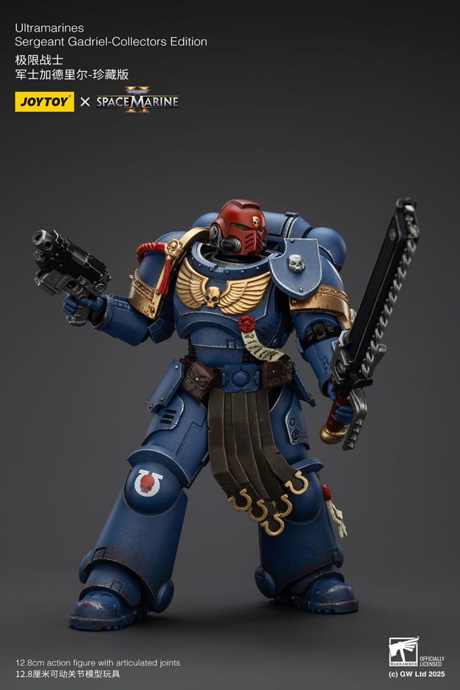 Warhammer 40,000: Space Marine 2 Action Figure Ultramarines Sergeant Gadriel Collectors Edition 13 cm