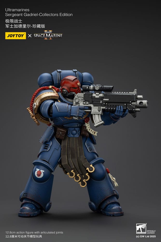 Warhammer 40,000: Space Marine 2 Action Figure Ultramarines Sergeant Gadriel Collectors Edition 13 cm