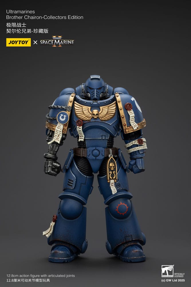 Warhammer 40,000: Space Marine 2 Action Figure Ultramarines Brother Chairon Collectors Edition 13 cm