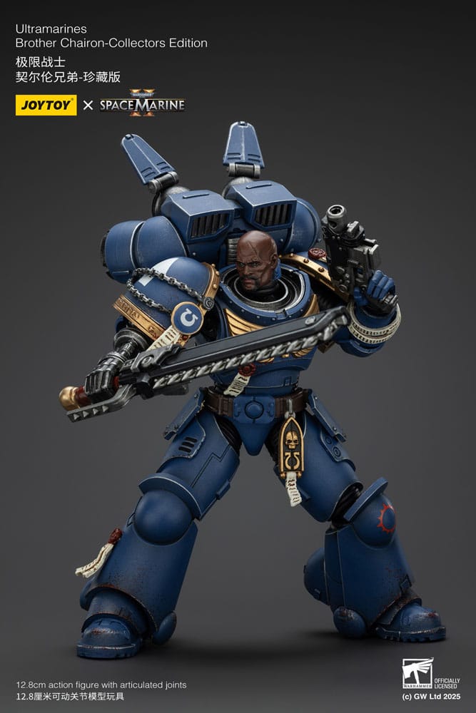 Warhammer 40,000: Space Marine 2 Action Figure Ultramarines Brother Chairon Collectors Edition 13 cm