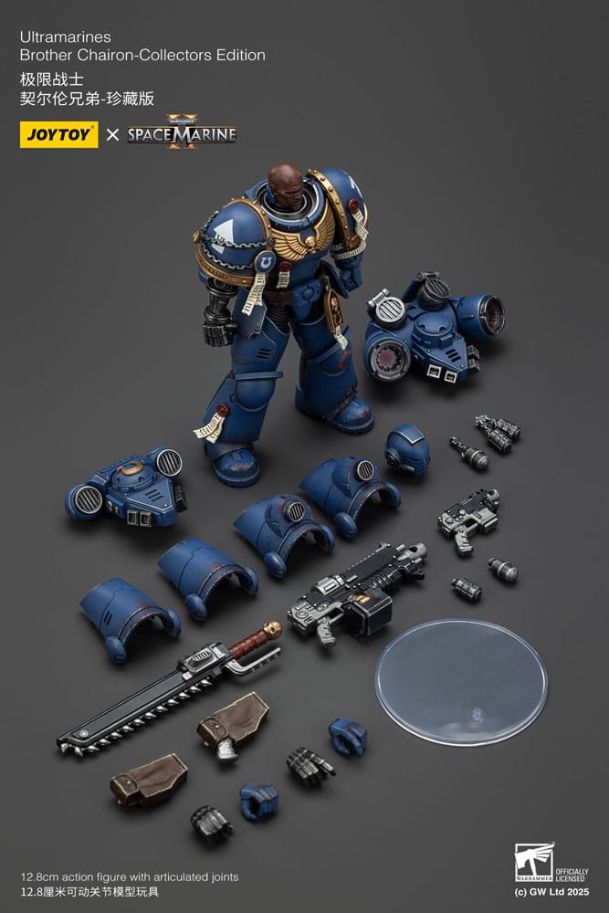 Warhammer 40,000: Space Marine 2 Action Figure Ultramarines Brother Chairon Collectors Edition 13 cm