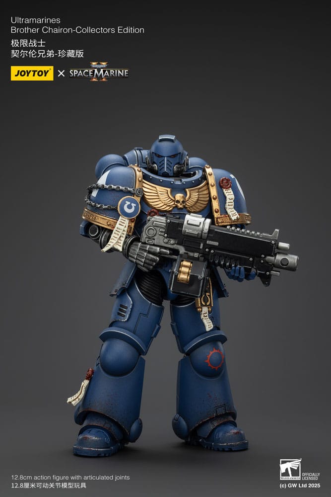 Warhammer 40,000: Space Marine 2 Action Figure Ultramarines Brother Chairon Collectors Edition 13 cm