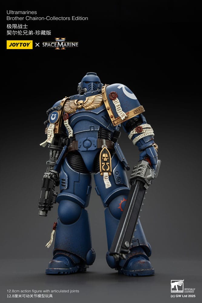 Warhammer 40,000: Space Marine 2 Action Figure Ultramarines Brother Chairon Collectors Edition 13 cm