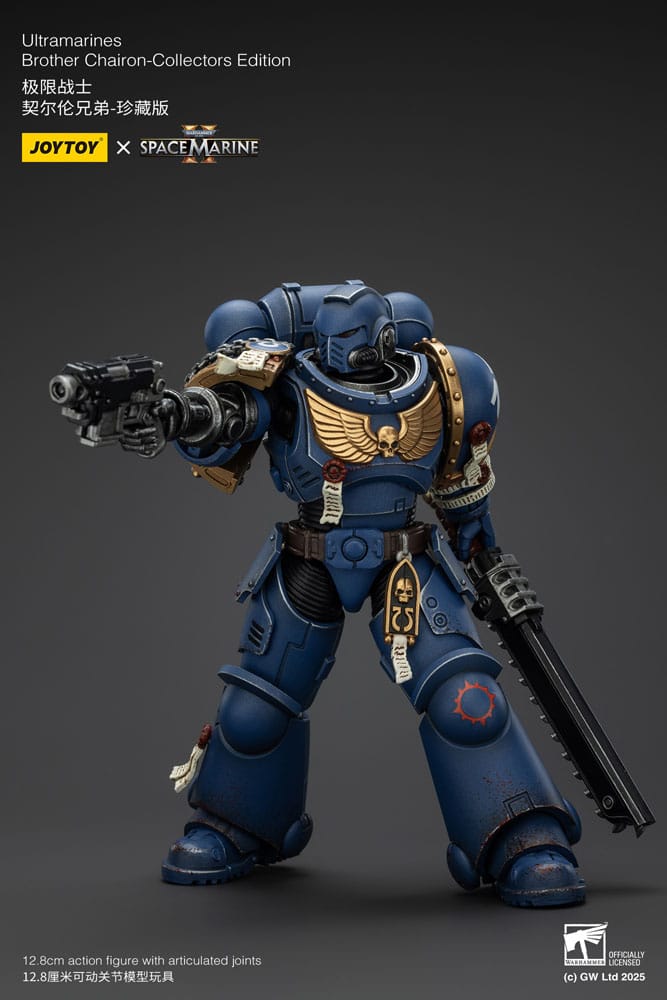 Warhammer 40,000: Space Marine 2 Action Figure Ultramarines Brother Chairon Collectors Edition 13 cm