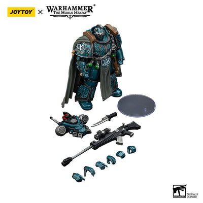 Warhammer The Horus Heresy Action Figure Alpha Legion Exodus The One who is Many With Sniper Rifle And Power Dagger 20 cm