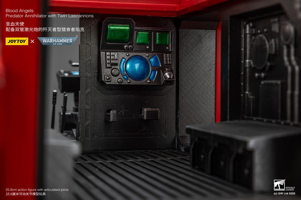 Warhammer 40k Action Figure 1/18 Blood Angels Predator Annihilator with Twin Lascannons 26 cm