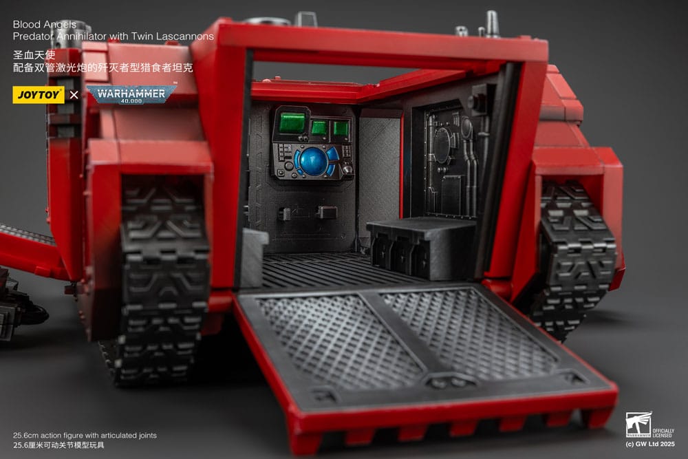 Warhammer 40k Action Figure 1/18 Blood Angels Predator Annihilator with Twin Lascannons 26 cm
