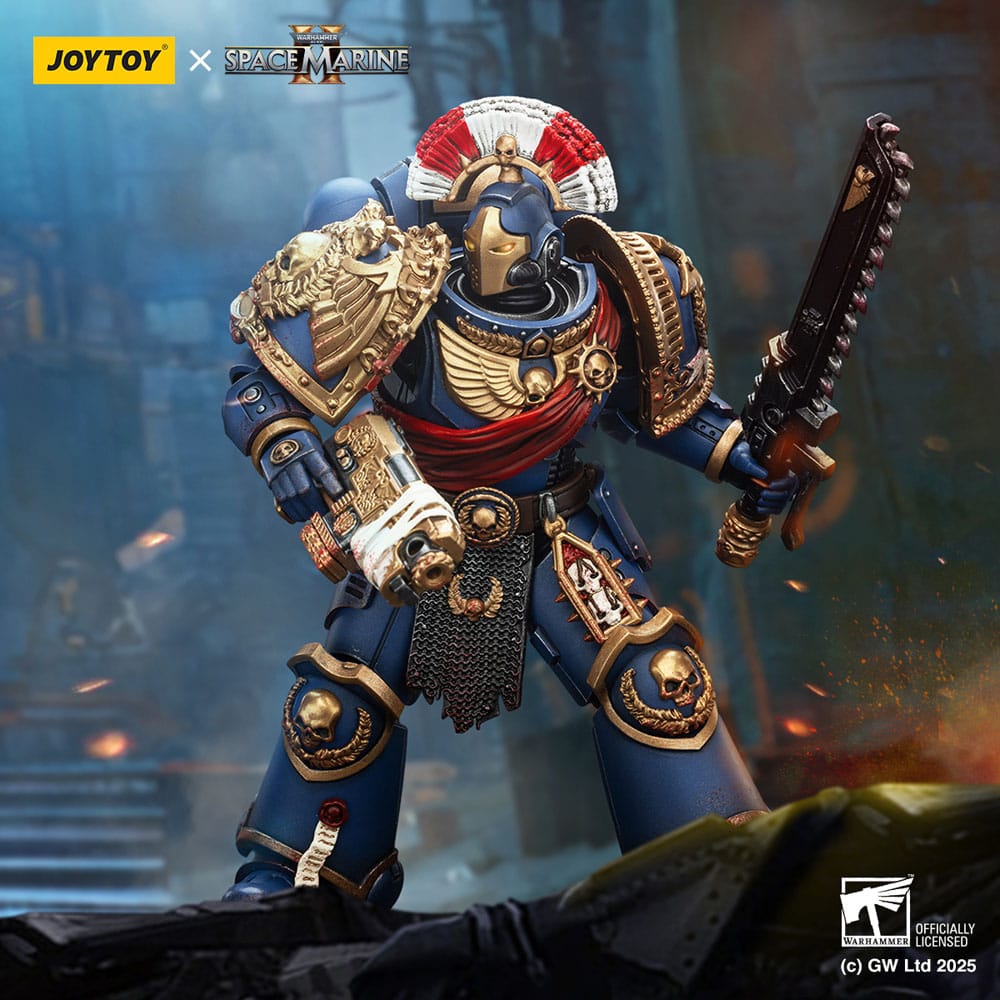 Warhammer 40,000: Space Marine 2 Action Figure Ultramarines Relic Secundus Armour 20 cm