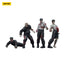 Zombie Dark Source Action Figures 4-Pack Security Guards 8 cm