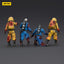 Zombie Dark Source Action Figures 4-Pack Biochemical Lab Team 8 cm