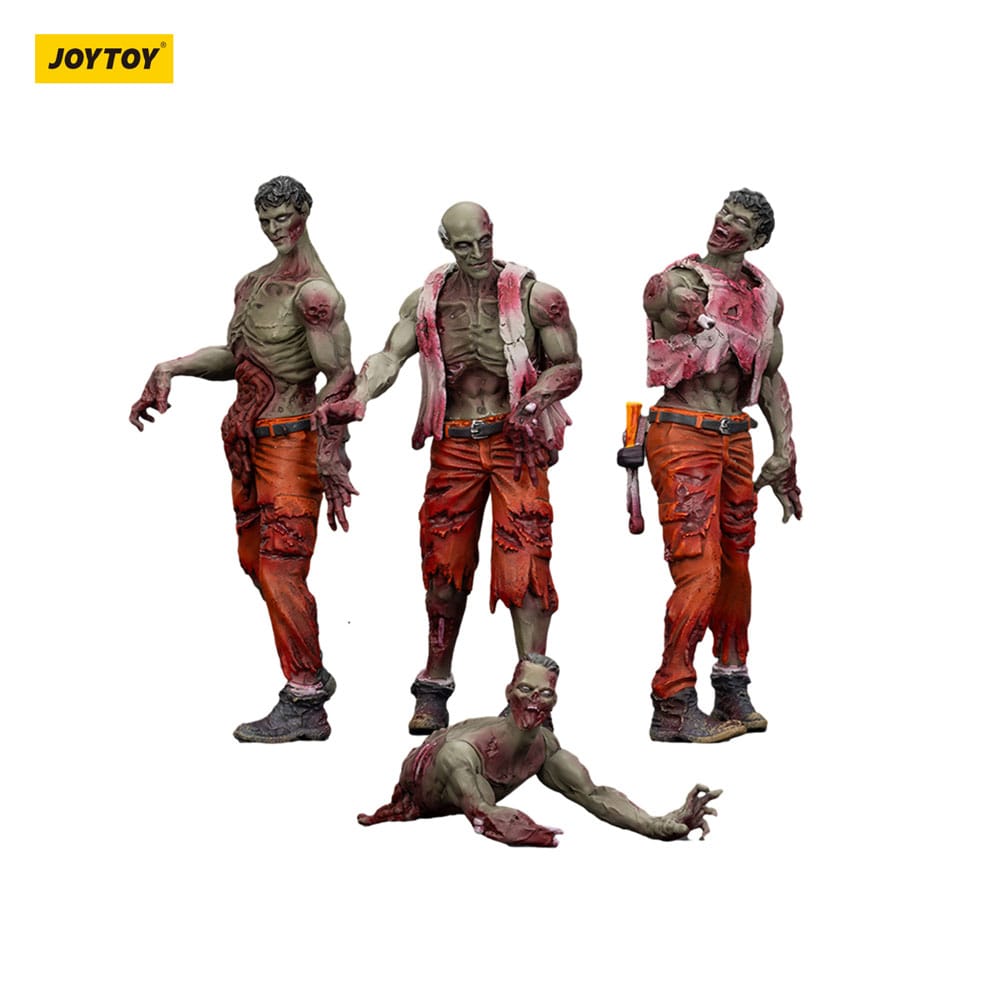 Zombie Dark Source Action Figures 4-Pack Mechanic Team 8 cm