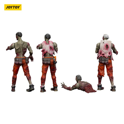 Zombie Dark Source Action Figures 4-Pack Mechanic Team 8 cm
