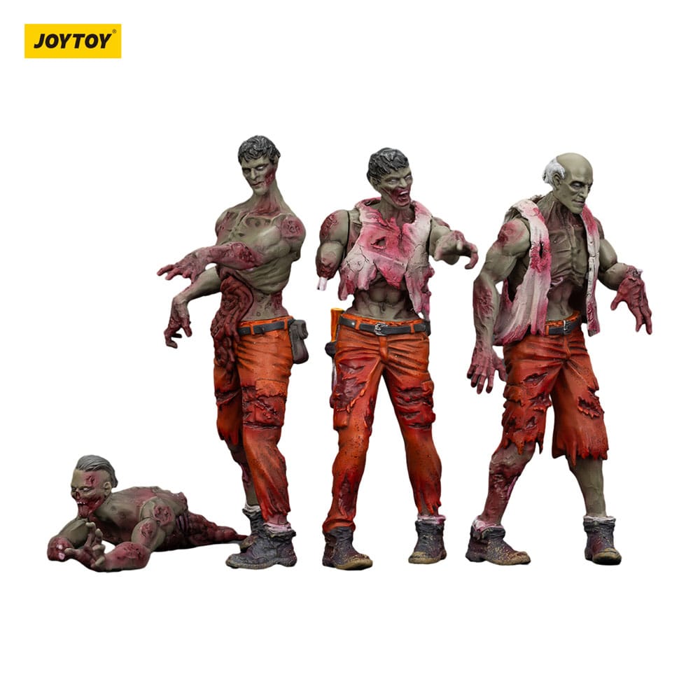 Zombie Dark Source Action Figures 4-Pack Mechanic Team 8 cm