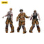 Zombie Dark Source Action Figures 3-Pack Firefighters 8 cm