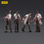 Zombie Dark Source Action Figures 4-Pack Scientists (Male) 8 cm