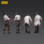 Zombie Dark Source Action Figures 4-Pack Scientists (Male) 8 cm