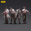 Zombie Dark Source Action Figures 4-Pack Scientists (Male) 8 cm