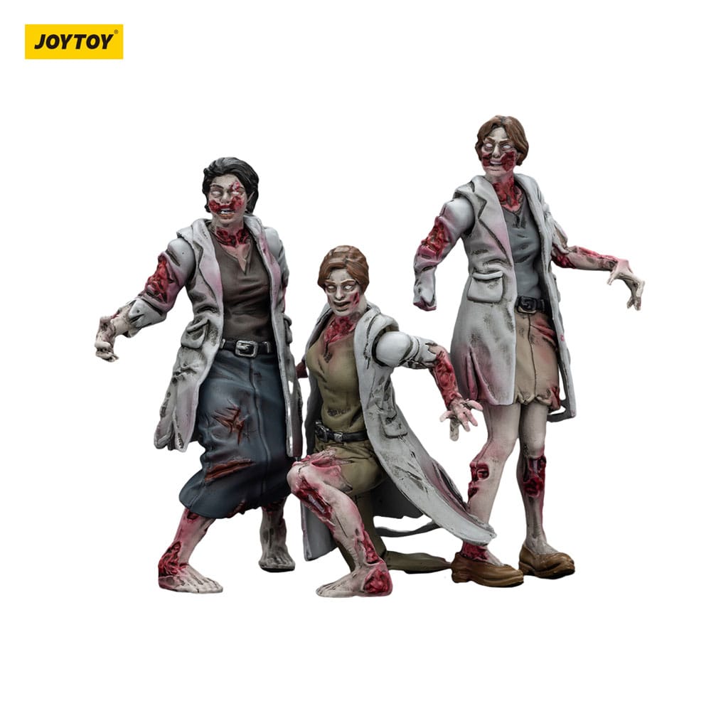 Zombie Dark Source Action Figures 3-Pack Medics 8 cm