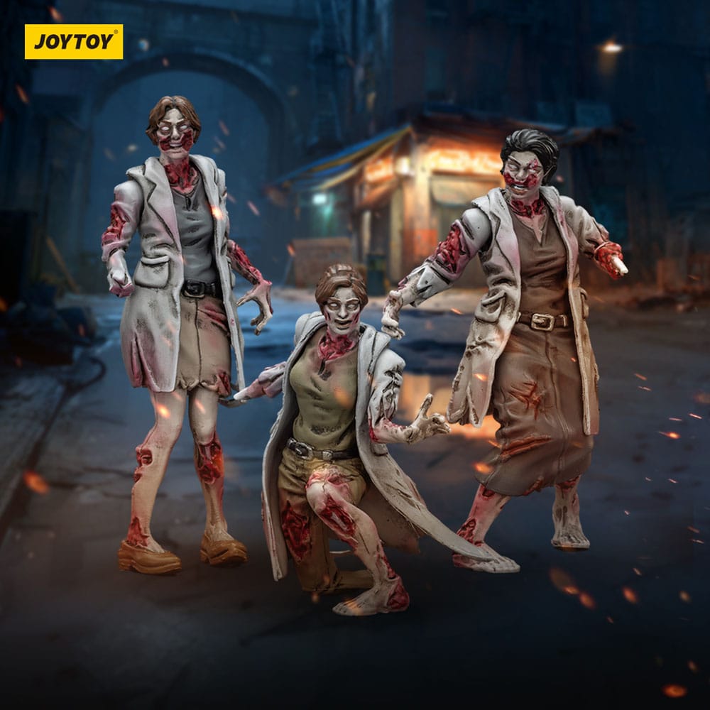 Zombie Dark Source Action Figures 3-Pack Medics 8 cm