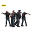 Zombie Dark Source Action Figures 4-Pack Police (Male) 8 cm