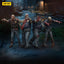 Zombie Dark Source Action Figures 4-Pack Police (Male) 8 cm