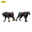 Zombie Dark Source Action Figures 2-Pack Police Dogs 8 cm