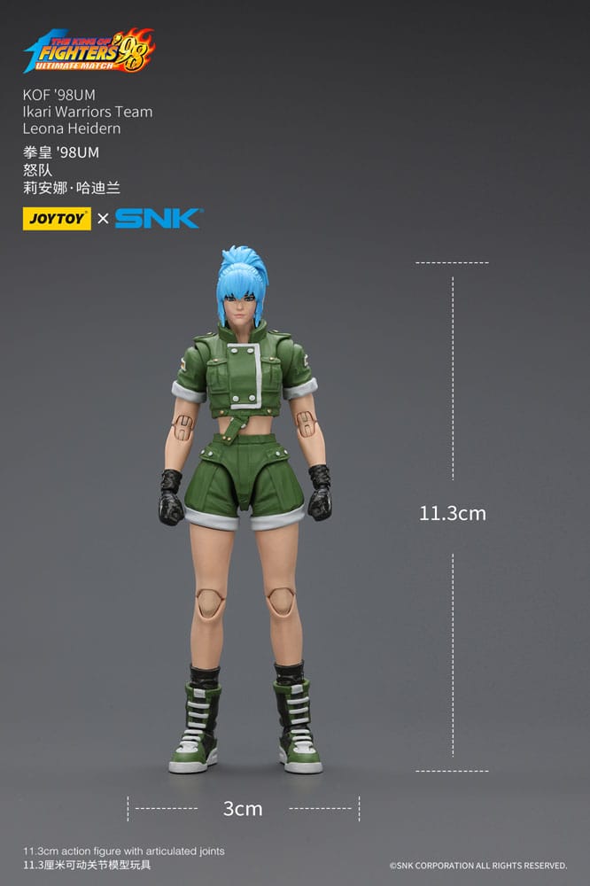 The King Of Fighters '98 Action Figure Hero Team Leona Heidern 11 cm