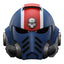 Warhammer 40,000: Space Marine 2 Replica Ultramarines Lieutenant Titus helmet 30 cm
