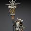 Warhammer The Horus Heresy Action Figure 1/18 lron Warriors Command Squad Chosen with Legion Standard 12 cm