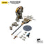 Warhammer The Horus Heresy Action Figure 1/18 lron Warriors Command Squad Chosen with Legion Standard 12 cm