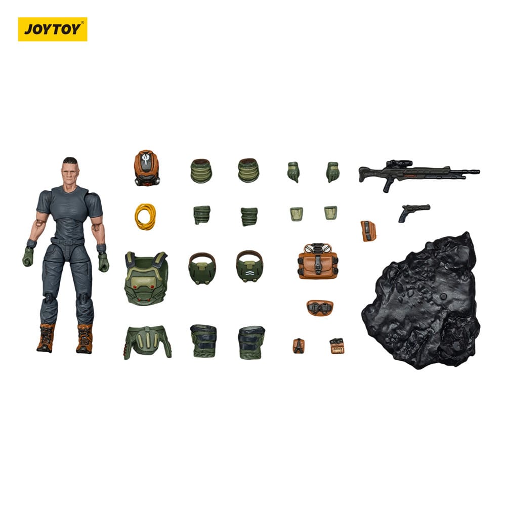Steel Ride Corps Dark Source Action Figur Assaulter Stephen 7 cm