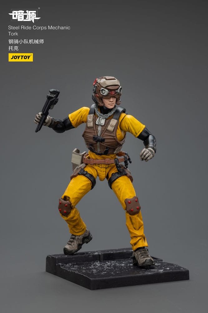 Steel Ride Corps Dark Source Action Figur Mechanic Tork 7 cm